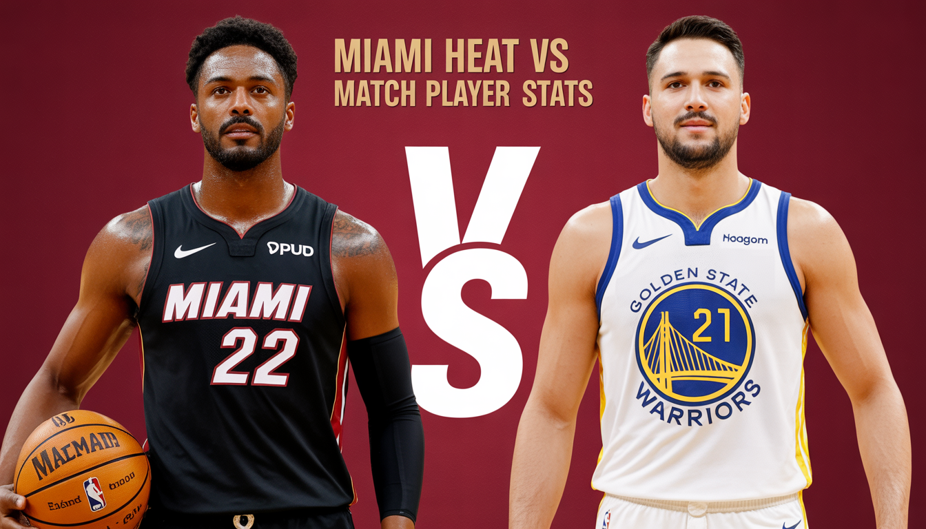 miami heat vs golden state warriors match player stats
