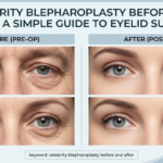 celebrity blepharoplasty before and after