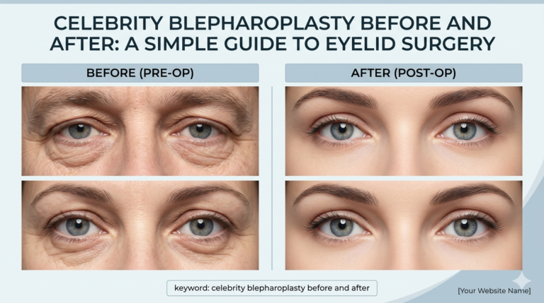 celebrity blepharoplasty before and after