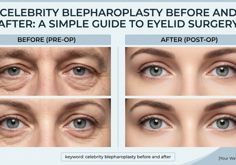celebrity blepharoplasty before and after